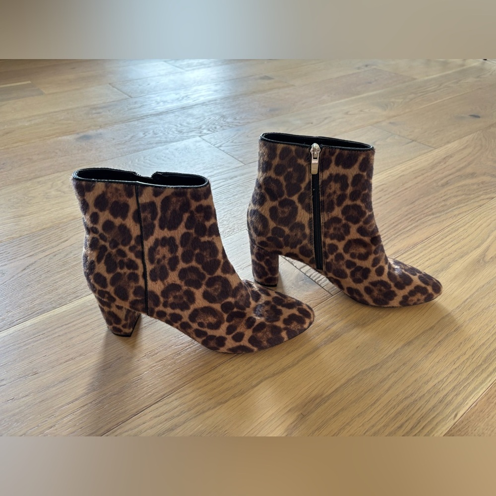 Nine West Leopard Booties